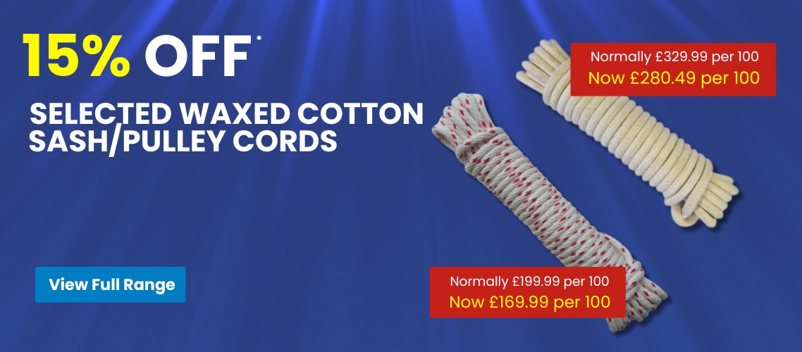 Waxed Cotton Sash and Pulley Cords