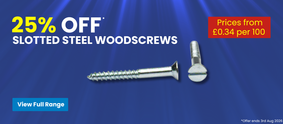 Slotted Steel Woodscrews